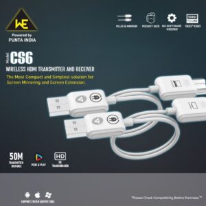 PUNTA CS-6 WIRELESS HDMI TRANSMITTER AND RECEIVER